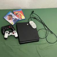 Console PS4 Slim con Accessori e Giochi