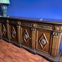 Scrivania, mobile, tavolo soggiorno, sedie