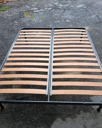 Rete con doghe in legno