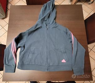 Felpa Adidas con zip e cappuccio