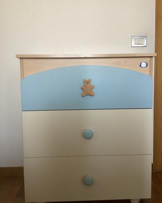 Lettino e fasciatoio Pali