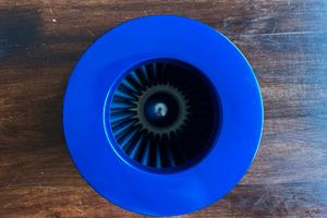 Filtro aria sportivo universale 76mm nuovo