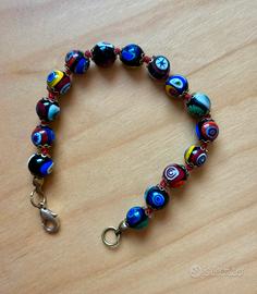 Braccialetto occhio turco multicolore