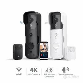Videocitofono Smart WiFi 4K UHD Wireless Esterno S