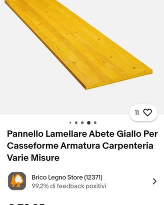 Pannelli lamellari in legno 500x 3000