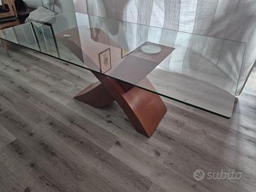 Tavolo cristallo temperato