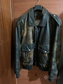 Giubbotto di pelle modello Top Gun