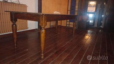 Tavolo lungo arte contadina