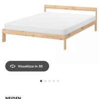 Letto legno matrimoniale