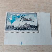 SAN MARINO 1951 Aerea 1000 Lire "Bandiera" - MNH A