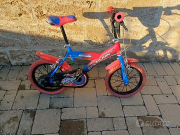 bici spiderman per bimbo