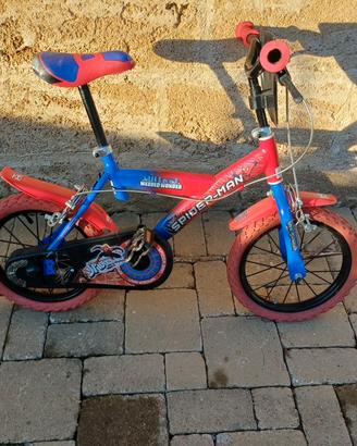 bici spiderman per bimbo