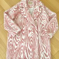Cappotto KOCCA taglia S rosa e panna