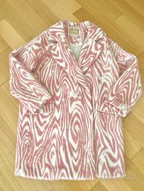 Cappotto KOCCA taglia S rosa e panna