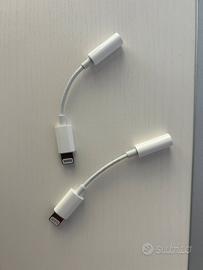 Adattatore Apple da lightning a jack cuffie 3,5 mm