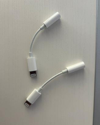 Adattatore Apple da lightning a jack cuffie 3,5 mm