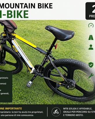Bicicletta elettrica da sistemare