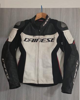 Giacca moto Dainese pelle tg. 48