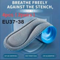 2 paia di solette in memory foam taglia eu 37-38 