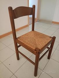 SEDIA LEGNO MASSELLO