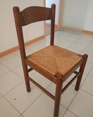 SEDIA LEGNO MASSELLO