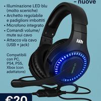 Cuffie Gaming Music Hero con LED – nuove Illuminaz