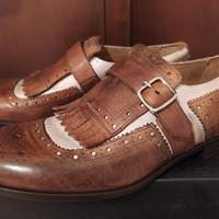 scarpe bicolore 39 -nuove-