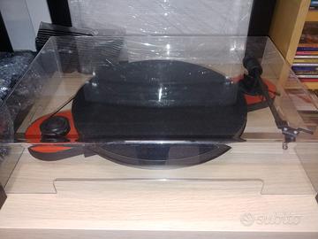 Pro-ject elemental giradischi + ortofon + cappa