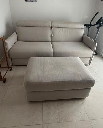 Divano letto Poltrone&sofà con Pouf