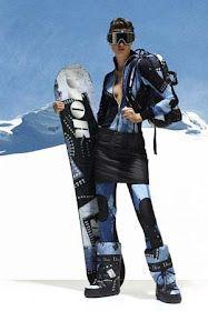 Snowboard Christian Dior donna da collezione!