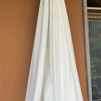 Ombrellone a mezza luna  compreso di base