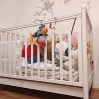 Lettino Pali con materasso e paracolpi