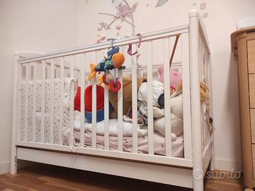 Lettino Pali con materasso e paracolpi