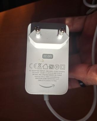 Alimentatore Alexa Echo Amazon 22W PA27EU bianco