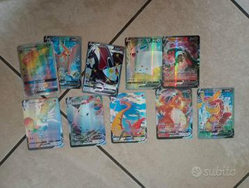 10 Carte Pokemon V/Vmax