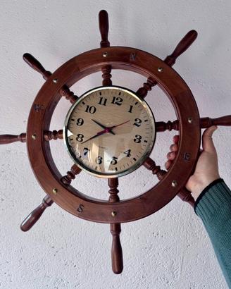 Orologio da parete Vintage a forma di timone