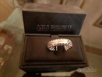ANELLO PER CRAVATTA IN ARGENTO DI CARLO PIGNATELLI