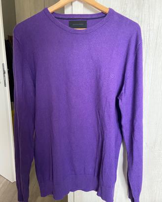 Maglione Jack & Jones uomo viola – girocollo XL