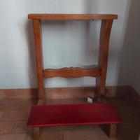 Inginocchiatoio preghiera camera chiesa legno
