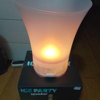 PORTA GHIACCIO CON LUCI E MUSICA 