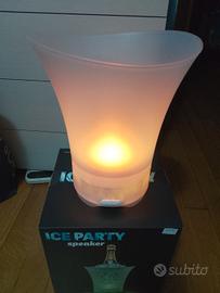 PORTA GHIACCIO CON LUCI E MUSICA 