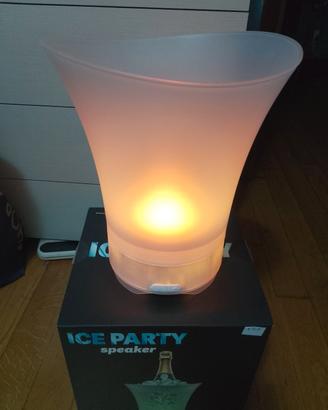 PORTA GHIACCIO CON LUCI E MUSICA 