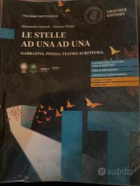Libro Italiano Antologia "Le Stelle ad una ad una"