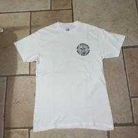 T-shirt Obey bianca con scritta nera