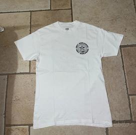 T-shirt Obey bianca con scritta nera