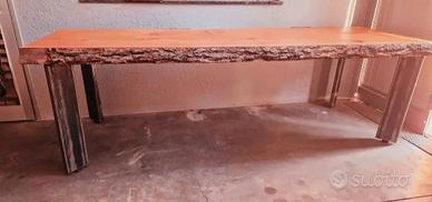 Tavolo legno massello cedro del libano