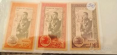 francobolli MONACO RANIERI