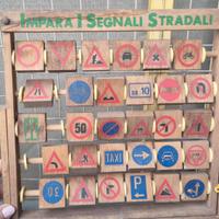 Gioco educativo vintage in legno