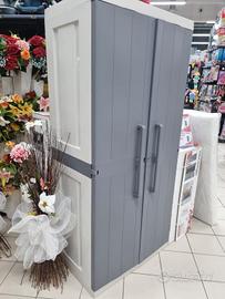 Armadio Resina Xxl Alto 180cm 90x50 Top qualità 