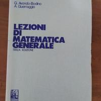 Lezioni di matematica generale.Bodino-Guerraggio